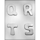 Q,R,T,S Letters Chocolate Mould